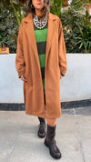 Camel Frillu Signature Coat