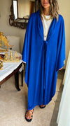 Blue Longline Knot Kimono