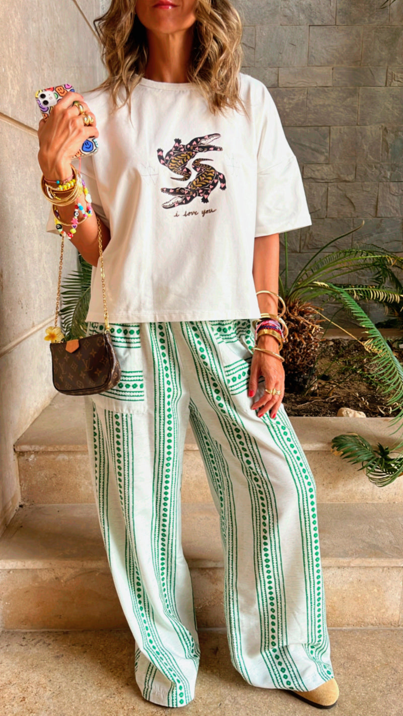 Lile The Crocodile Highlow Tee