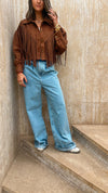 Camel Fringed Cowboy Jacket