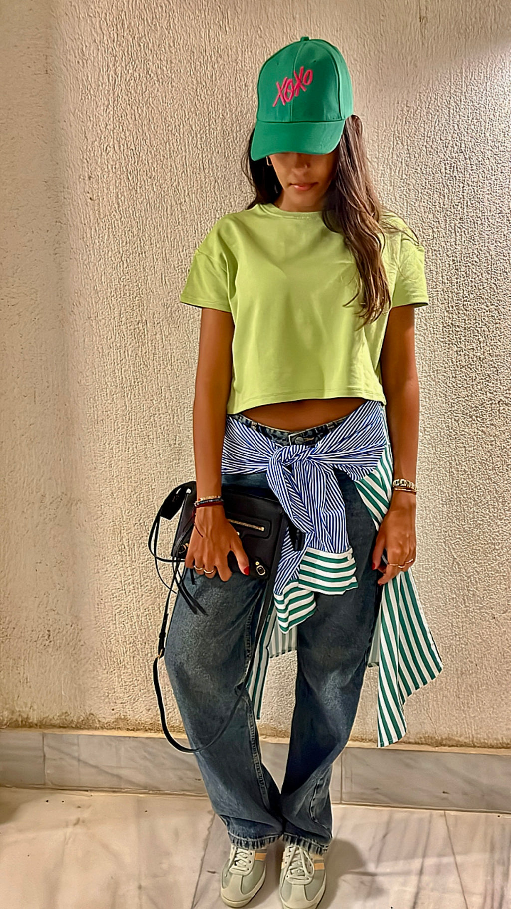 Lime Cropped Daily Tee