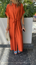 Rust Knot City Dress