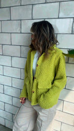 Lime Cozy Teddy Jacket