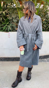 Grey Frillu Signature Coat