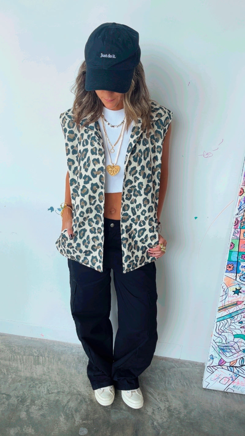 Night Out Leopard Vest