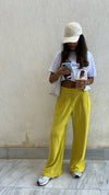 Mustard Soft Suit Pants