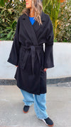 Black Frillu Signature Coat