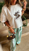 Lile The Crocodile Highlow Tee