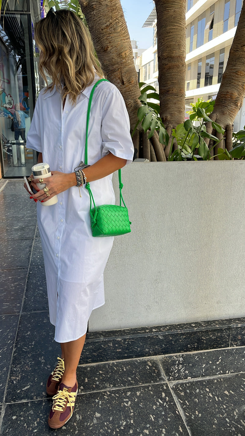 White T-shirt Shirt Dress