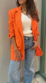 Orange Cool Girl Blazer