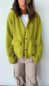 Lime Cozy Teddy Jacket