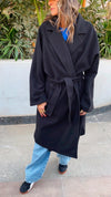 Black Frillu Signature Coat