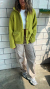 Lime Cozy Teddy Jacket