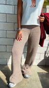 Beige Knit Pants