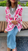 Pretty In Pink Premium Handmade Cardigan