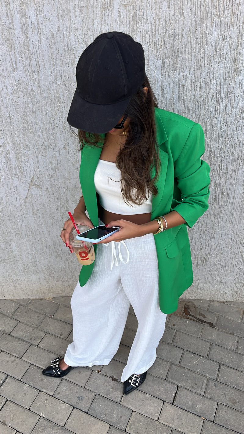 Green Cool Girl Blazer