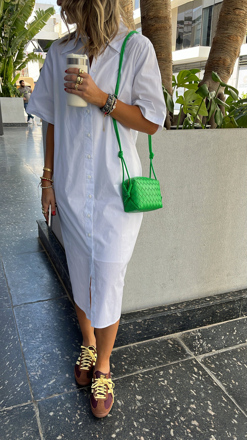 White T-shirt Shirt Dress