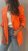 Orange Cool Girl Blazer