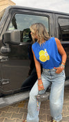 Limoncello Blue Muscle Tee