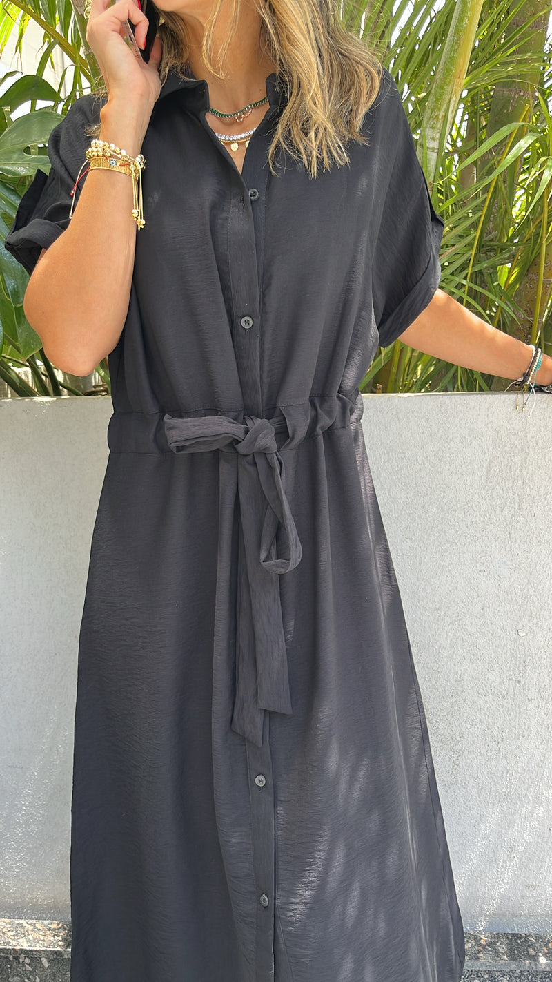 Black Knot City Dress