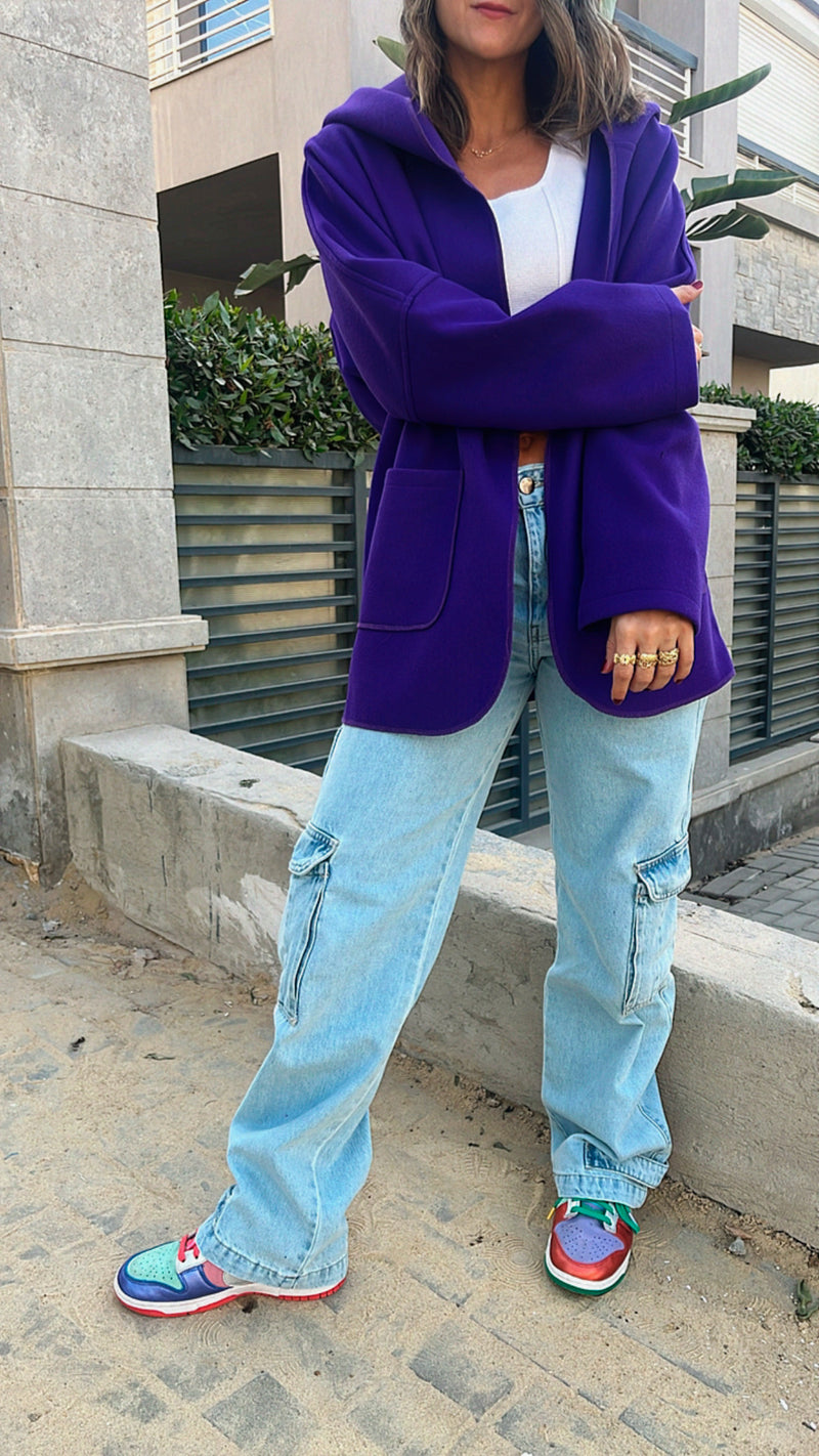 Purple Chilly Day Duster