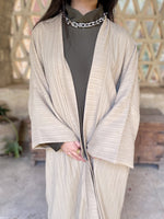 Beige Thick Kimono