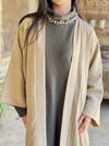 Beige Thick Kimono