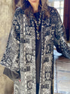 Charcoal Moonlit Printed Cardigan