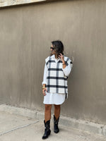 Checkered Preppy High Low Vest