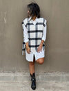 Checkered Preppy High Low Vest