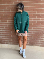 Green Retro Butter Soft Zip Up