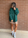 Green Retro Butter Soft Zip Up