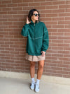 Green Retro Butter Soft Zip Up