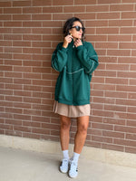 Green Retro Butter Soft Zip Up