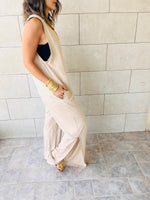 Beige Simple EveryWhere Jumpsuit