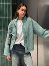 Mint Quilted Everyday Jacket