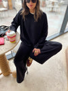 Black Essential Knit Set