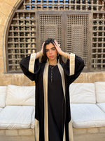 Black Layali Velvet Kaftan