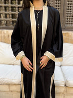 Black Layali Velvet Kaftan