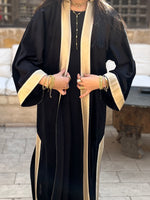 Black Layali Velvet Kaftan