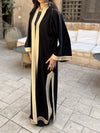 Black Layali Velvet Kaftan