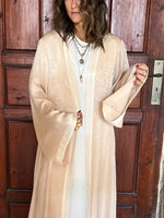 PREORDER Beige Border Glowy Kimono