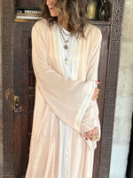 PREORDER Beige Border Glowy Kimono