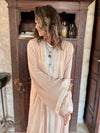 PREORDER Beige Border Glowy Kimono