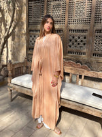 Beige Glowy Knot Kaftan