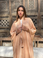 Beige Glowy Knot Kaftan