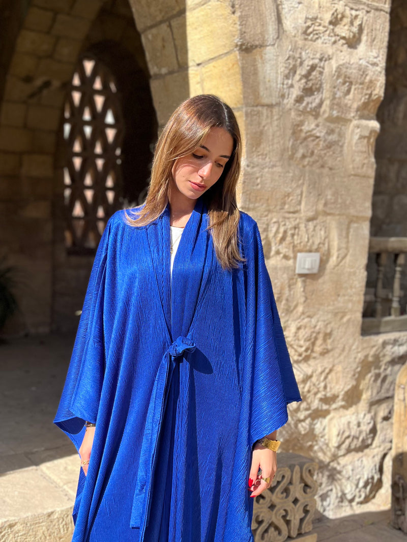 Blue Glowy Knot Kaftan