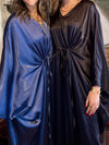 PREORDER Black Shimmery Nubian Kaftan