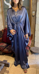 PREORDER Navy Shimmery Nubian Kaftan