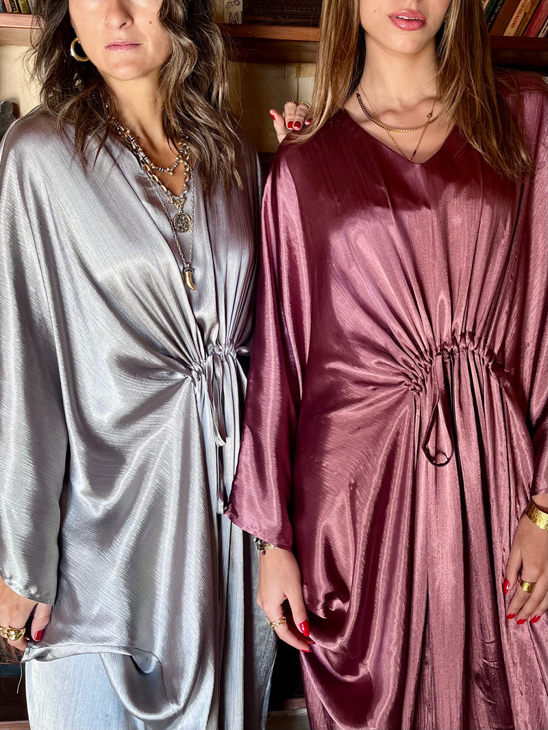 PREORDER Blush Shimmery Nubian Kaftan